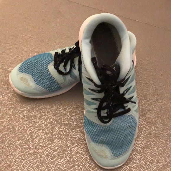 Nike Shoes - Light blue nike free 5.0